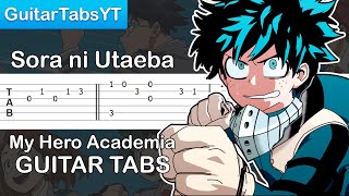Boku no Hero Academia - Sora ni Utaeba (Opening 3) Guitar Tutorial | Guitar Lesson + TABS
