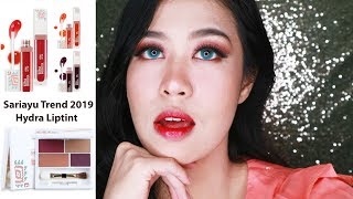 [MAKE UP REVIEW] Sariayu Color Trend 2019 | Hydra Lip Tint | Natural Colors Eyeshadow
