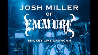 Josh Miller of Emmure "Smokey: Live Drum Cam! | SJC Custom Drums