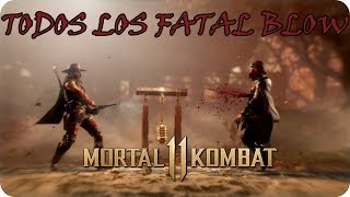Mortal Kombat 11 | Todos los Fatal Blow | 1080p 60FPS