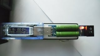 Как измерить емкость повербанка / USB тестер + USB нагрузка