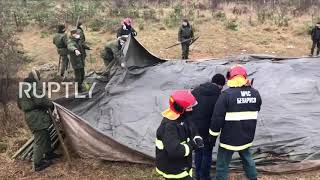 Belarus: Authorities organise delivery of humanitarian aid to refugees on Polish border