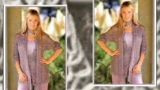 КАРДИГАН  КРЮЧКОМ. РАЗБОР УЗОРА+СХЕМА. || CARDIGAN CROCHET. PARSING THE PATTERN+DIAGRAM.