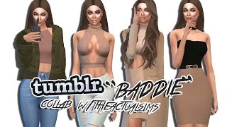 Sims 4: Tumblr Girl "Baddie" | Create A Sim (Collab W/TheActualSims)