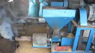 máy ép củi trấu 350kg/h
