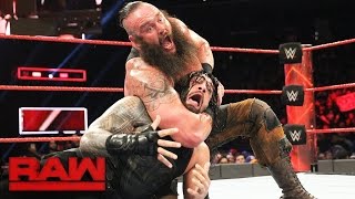 20 March 2017 Roman Reigns vs. Braun Strowman wwe Raw