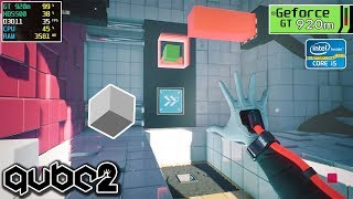 Q.U.B.E. 2 on Nvidia 920m | 920mx Benchmark Test