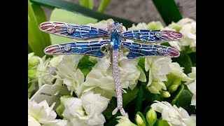 МИРИАДА ВИТРАЖНАЯ ЭМАЛЬ В ЦВЕТАХ И ЯРКИХ МАСКАХ СЕРЕБРО 925