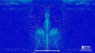 MARS Lagoon Aerator CFD Study: Velocity Evolution