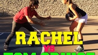 Rachel Vs Tom Cruise: 1-on-1 Basketball Challenge