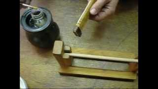 Make a arrow  Crossbow Bolt - Bolzen für eine Armbrust herstellen.