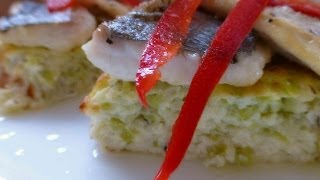 Pastel de calabacin, receta paso a paso