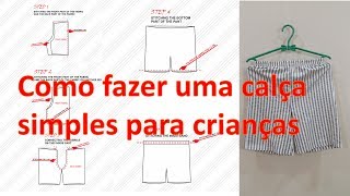 Como fazer as calças de um homem passo a passo