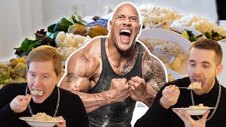 Så mycket äter Dwayne "The Rock" Johnsson varje dag!