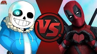 SANS vs DEADPOOL! (Undertale vs Marvel) Cartoon Fight Club Episode 132