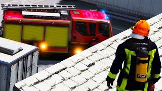[GTA 5] ÉNORME INCENDIE DANS UNE USINE | SAPEURS-POMPIERS | GARDE #13