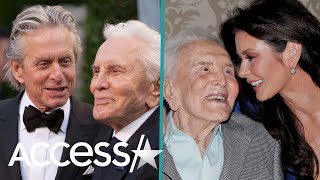Michael Douglas And Catherine Zeta-Jones Honor 'Living Legend' Kirk Douglas On His 103rd Birthday