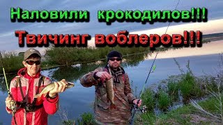 Ловля щуки на твичинг. Твичинг крупных воблеров минноу. Воблеры на щуку