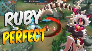 Mobile Legends Ruby PERFECT MVP | Mobile legends New Hero RUBY MVP