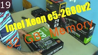 Топовый ПК на Huanan x79 + Xeon e5-2680v2+StrixGTX1060*6Gb
