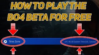 HOW TO PLAY THE BO4 BETA FREE! BLACK OPS 4 BETA FOR FREE GLITCH! FREE BO4 BETA CODES!
