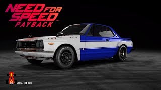 Need For Speed Payback | Abandoned Car Location & Build | Nissan Skyline 2000 GT-R