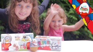 [OEUF] Kinder Angry Birds, Pingouins, Zaini Disney Planes - Studio Bubble Tea unboxing surprise eggs