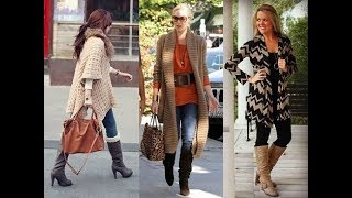 Вязание Крупными Спицами - Кардиган 2019 / Knitting with Big Knitting Patterns Cardigan