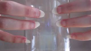 ASMR - Tapping on a Glass Jar - Long Natural Nails - Pt 2