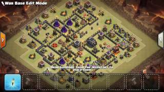 Th9 War Base With Replays 2017 With Bomb Tower Anti 3 Star/Anti 2 Star Anti Everything