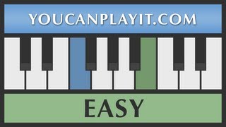 Silent Night PIANO TUTORIAL | Easy Christmas Songs for Beginners