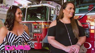 The Bella Twins and Nia Jax tour a fire station in New York: Total Divas, Jan. 10, 2018