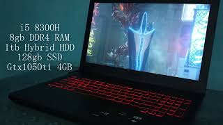 #1 ASUS TUF FX504 (i5 8300h & GTX1050ti ) || Unboxing & Benchmark || ASUS FX504GE