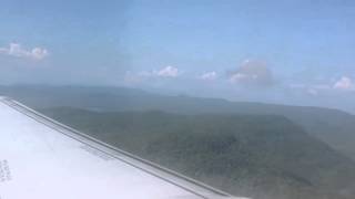 Подъем самолета с аэропорта острова Фукуок(Phu Quoc,) Вьетнам