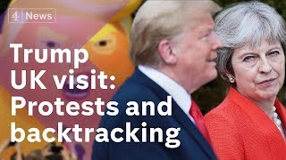 Donald Trump UK visit: from criticism to compliments in 24 hours