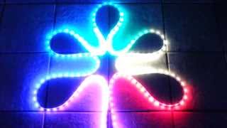Crazy Magic Color RGB Flexible LED Strip 150 Leds 5 Meter 5050 WS2811 inkl. Controller + Funk FB