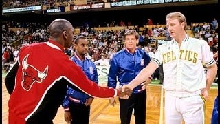 Larry Bird schools Michael Jordan