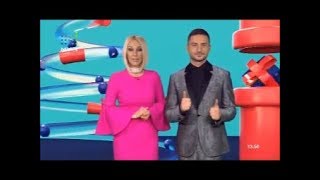 Сергей Лазарев и Лера Кудрявцева. Новогодний чарт МУЗ ТВ 2018. Конферанс (31.12.2019г)