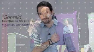 Podemos  - Mitin  - Conil de la Frontera - Cádiz - Andalucía - España.