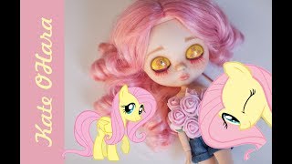 У моей куклы Blythe появился клон? Кастом Блайз My Little Pony Fluttershy.