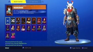 CHANGE RAGNAROK COLOR in Fortnite Battle Royale (Ragnarok MAX Level)