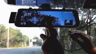 оригинал junsun A910 А910P K930P A930P adas 4G - android зеркало 10" как это выглядит и как снимает
