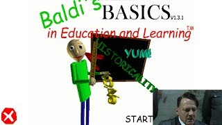 Hitler plays Baldi's Basics in Education and Learning (Parody)