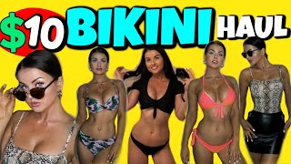 Model Trying on Bikinis | Cheap Swimsuit haul | Affordable Swimwear Collection | Dear Lover Review