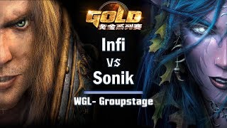 ► WarCraft 3 - Infi (HU) vs. Sonik (NE) - WGL Groupstage