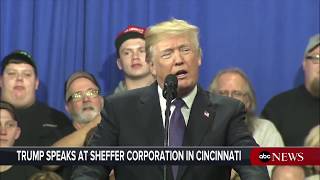 President Donald Trump discusses GOP tax law in Cincinnati | ABC News