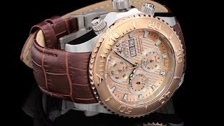 Invicta 18917 Reserve 47mm Swiss Pro Diver Made Pro Diver Sellita SW500 Automatic Chronograph Strap