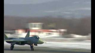 Первый полёт ПАК ФА Т-50 (Sukhoi T-50 PAK FA)