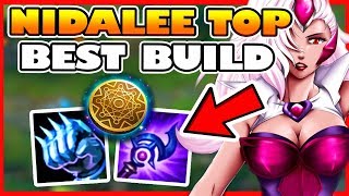 WTF! NIDALEE TOP HARD CARRY BUILD IN SEASON 9! - League of Legends
