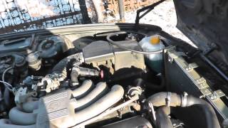 Радиатор газ 31105 (волга) на bmw 520i (кузов e34) Всё работает.